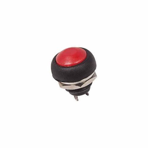 Выключатель-кнопка Rexant 250V 1А (2с) (ON)-OFF Б/Фикс красная Micro картинка